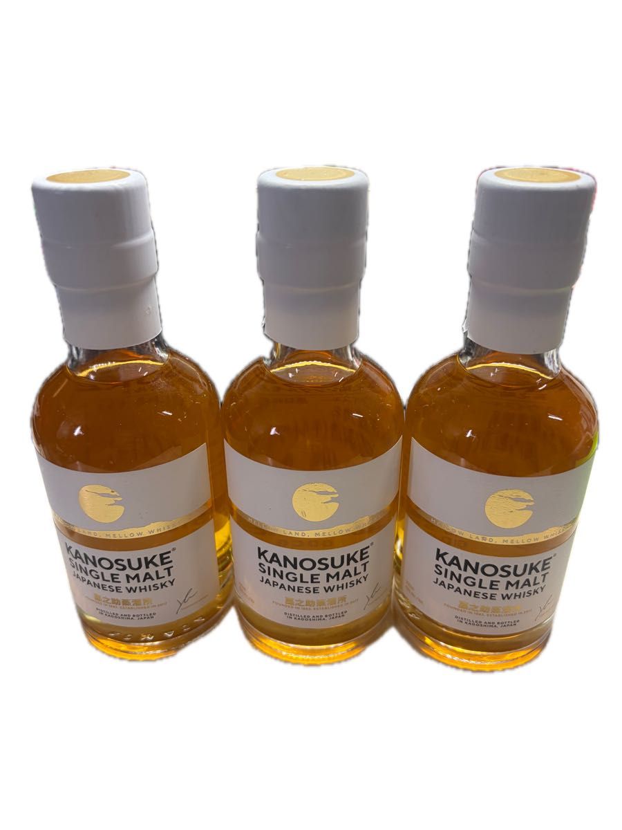 嘉之助 KANOSUKE SINGLE MALT JAPANESE WHISKY 200mlミニボトル 6本