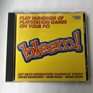 ●即決 ジャンク PlayStation ゲーム PCで遊べる エミュレーター PLAY HUNDREDS OF PLAYSTATION GAMES ON YOUR PC bleem! WIN 95/98 CD-ROM