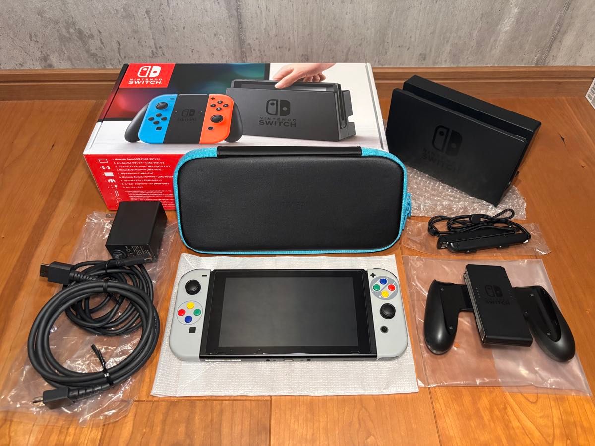 動作確認済】Nintendo Switch 初期型 ネオンブルー/ネオンレッド