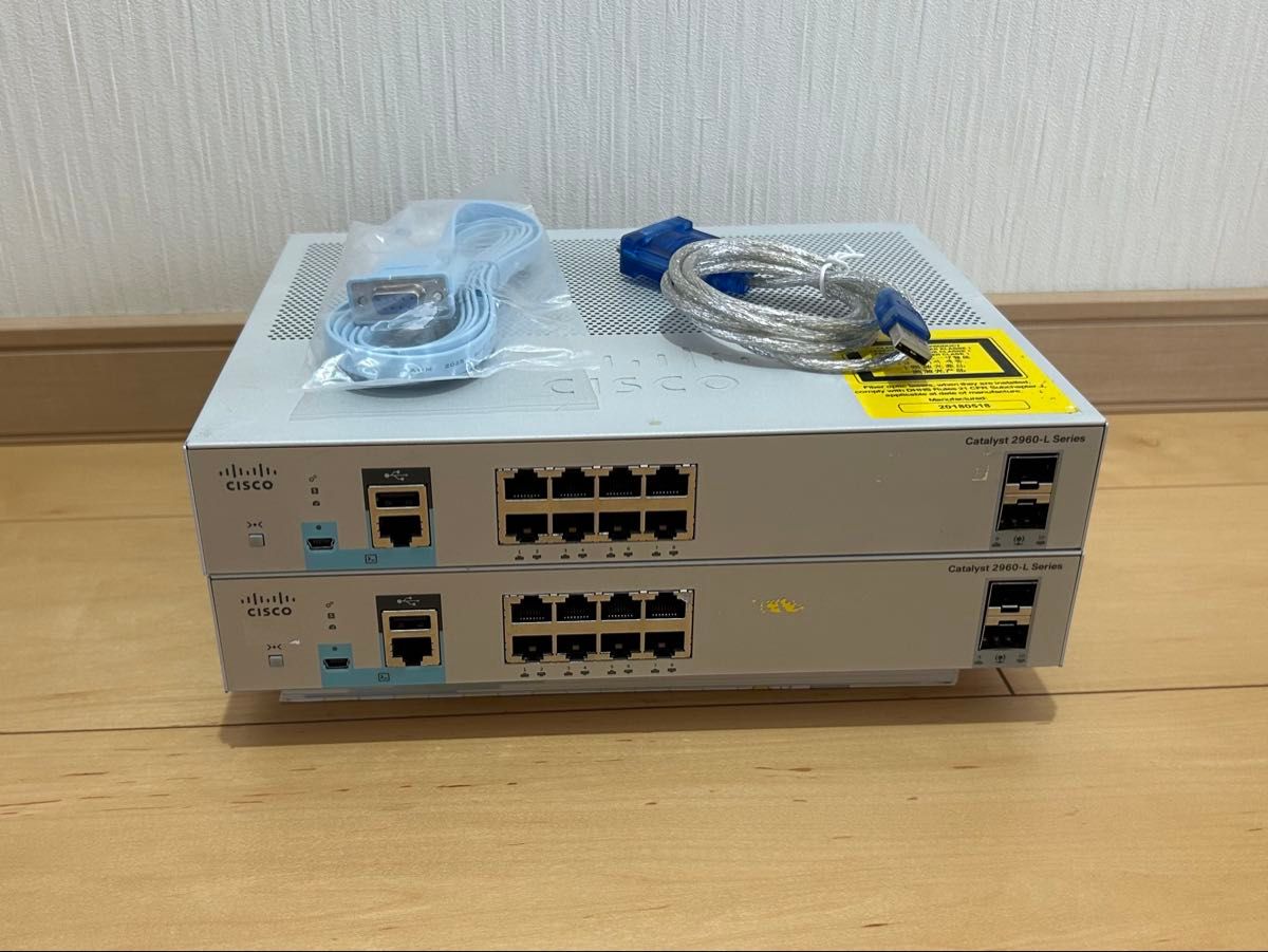 CCNA、CCNP】2台cisco L2 WS-C2960L-16TS-LL | Shop at JDirectItems