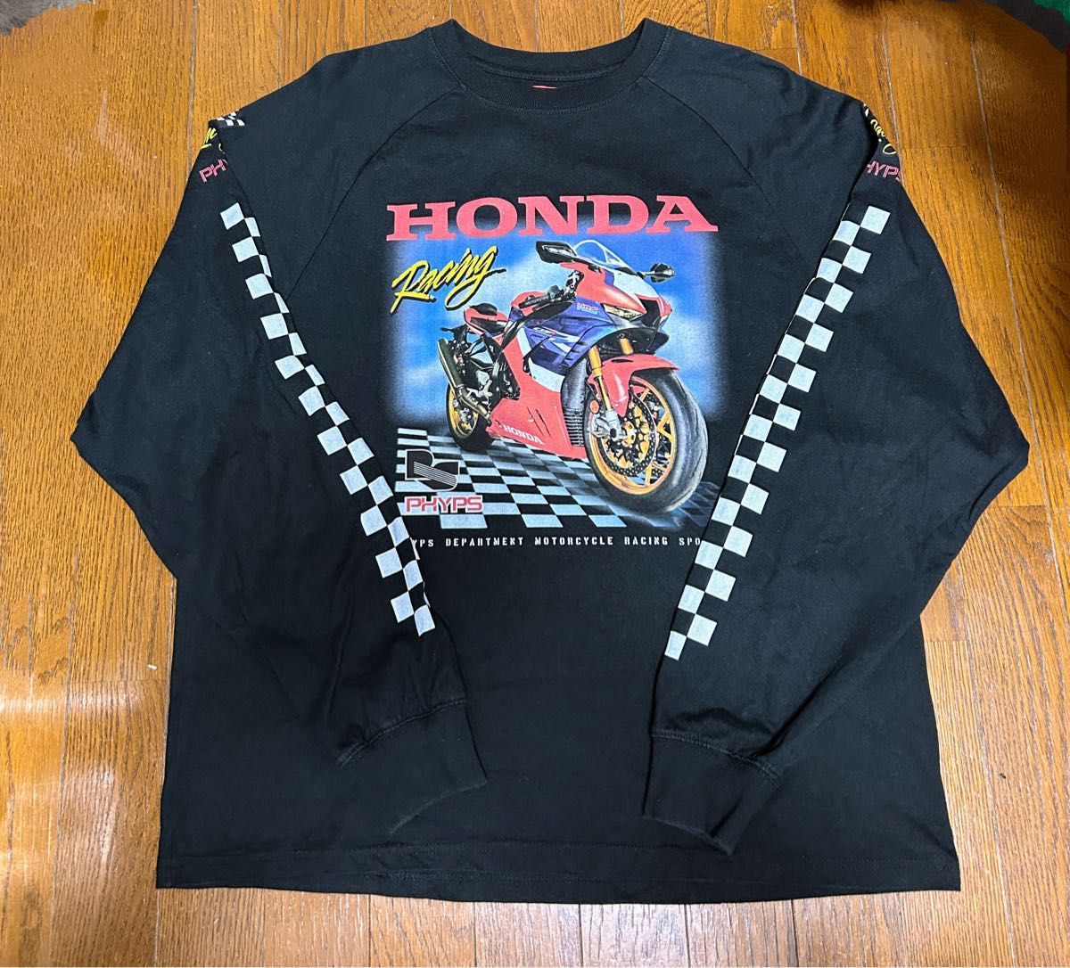 超希少　新品GAS Honda Racing 長袖Tシャツ　ロンT （タグ付） GAS Honda Racing ロンT 長袖Tシャツ ブラック M gu ホンダ L | Shop