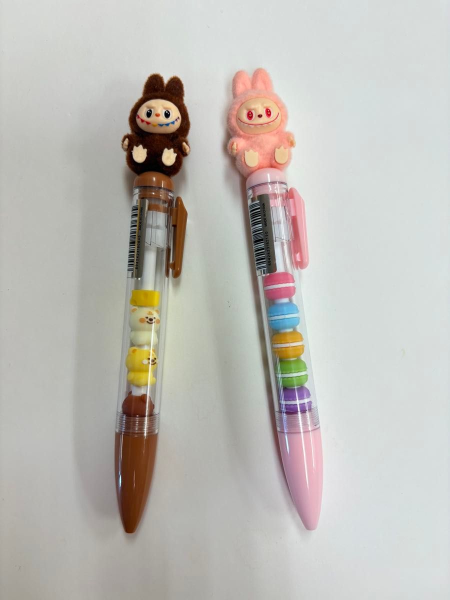送料無料 ラブブ ボールペン 6本セット キャラクター 文房具 LABUBU