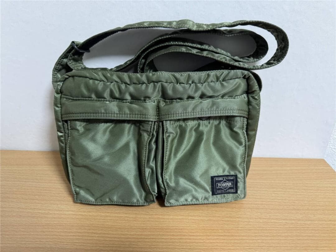 未使用に近い PORTER ポーター タンカー ショルダーバッグ 二層