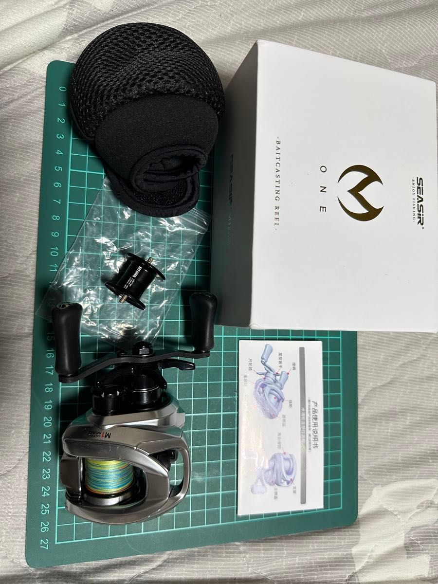 ラス1 SEASIR DC 合金製 オールメタル ラウンドベイトリール 右