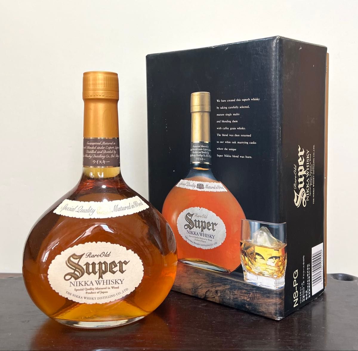 ニッカウイスキー スーパーニッカ 古地図ボトル 箱付き 未開封 NIKKA