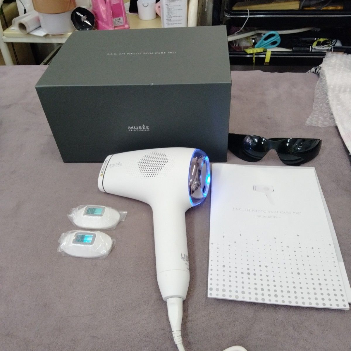 新品未使用】ミュゼプラチナム S.S.C. EPI PHOTO SKIN CARE PRO 脱毛器