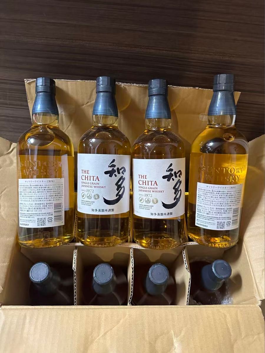 サントリー 知多 シングルグレーンウイスキー 700ml 5本、シーバス