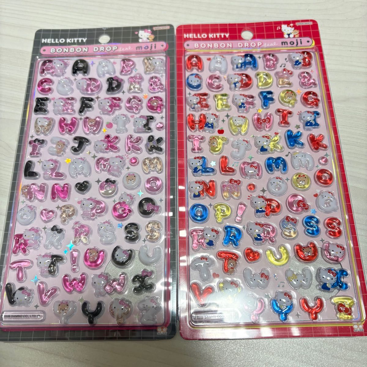 正規品】ボンボンドロップシール新作 サンリオ 文字 8枚セット | Shop