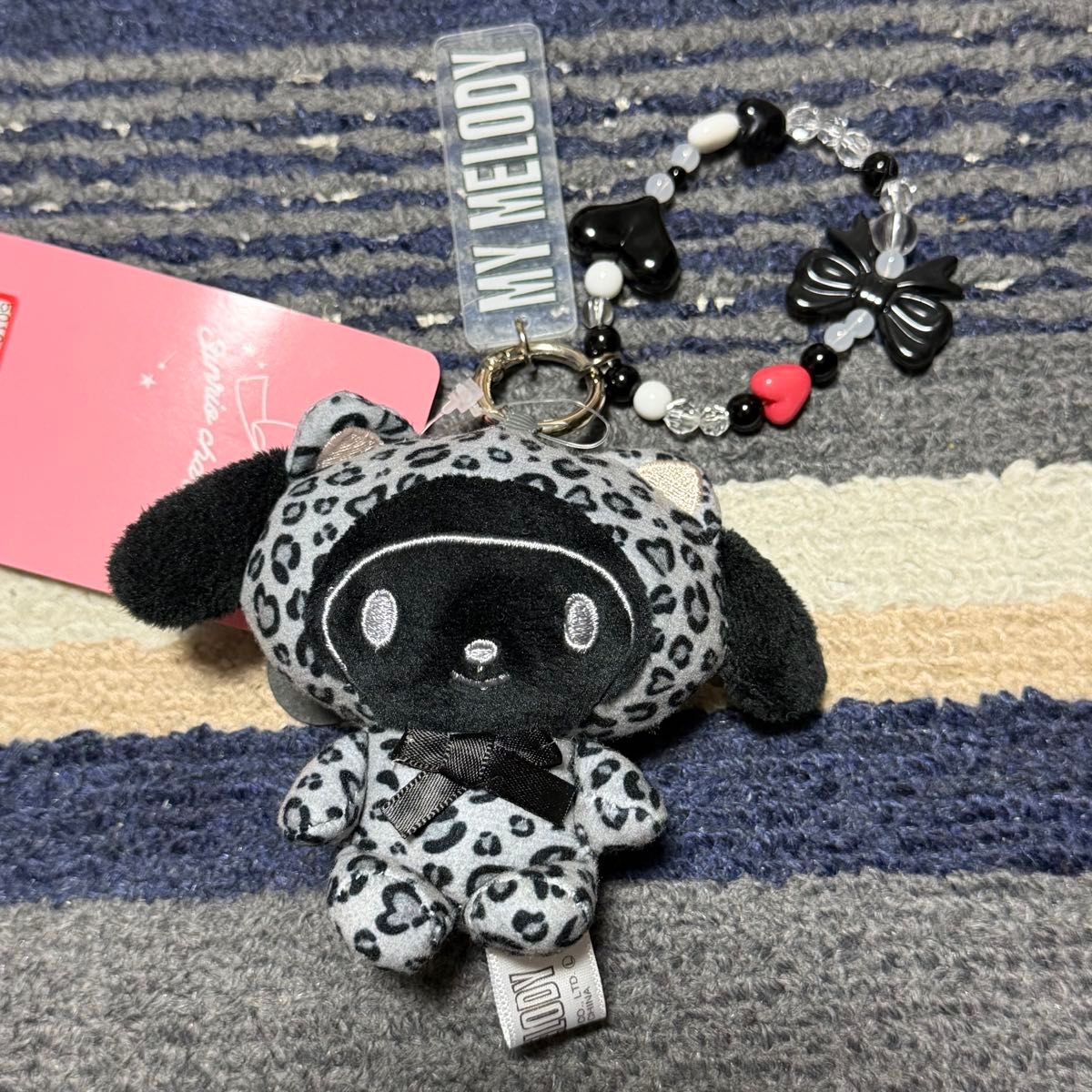 マイメロ、ぬいぐるみ、マスコット、チャーム、キーホルダー、5個