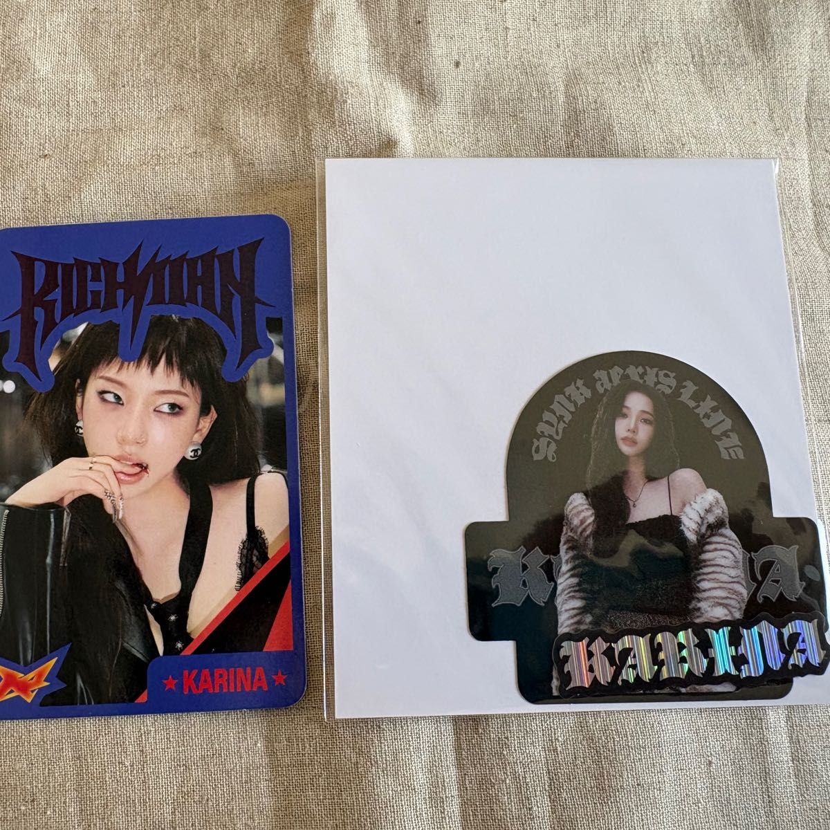 aespa トレカ カリナ KARINA HMV 店舗特典 Lemonade レモネード