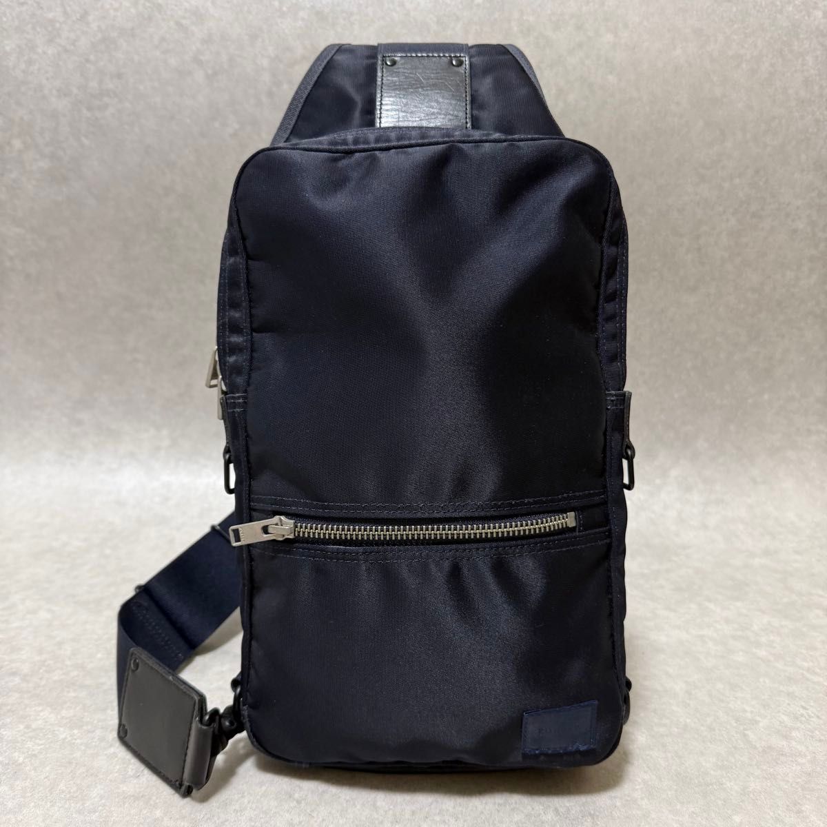 超美品 希少 PORTER ヘッドポーター 9 nine ショルダーバッグ タンカー