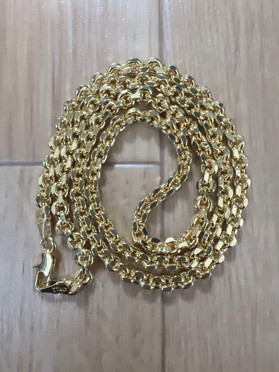 ネックレス 750 刻印あり ゴールドチェーン 整理品 遺品整理 2本 81g