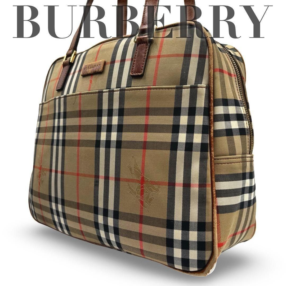 BURBERRY バーバリーロンドン ノバチェック トートバッグ ハンドバッグ