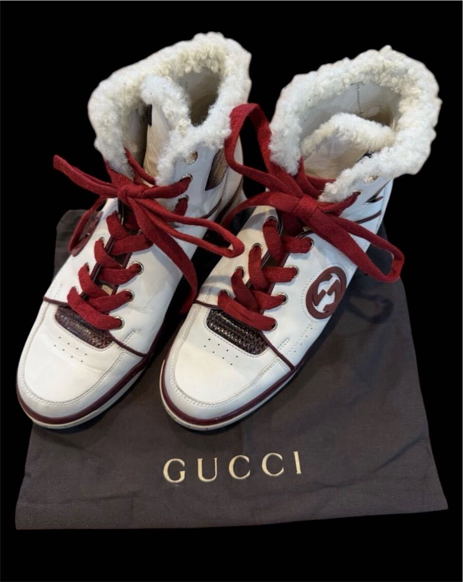 LOEWE リピートアナグラム ロゴ ハイカット スニーカー 36 | Shop at