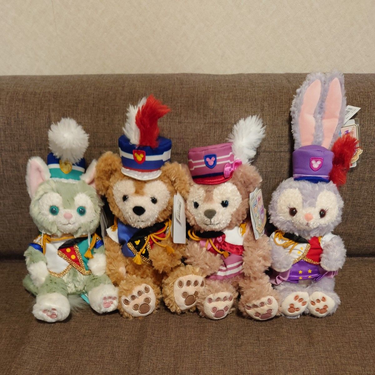 ディズニー ジェラトーニ ぬいぐるみ ハッピーマーチングファン タグ付