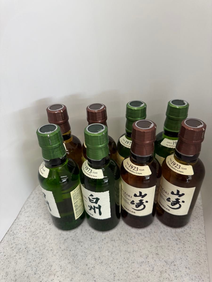 新品未開封 山崎ウイスキー180ml8本 白州ウイスキー180ml4本 | Shop at