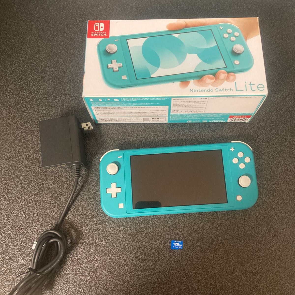 Nintendo Switch Lite ターコイズ 本体 ＋ ケース付き【箱・充電器なし
