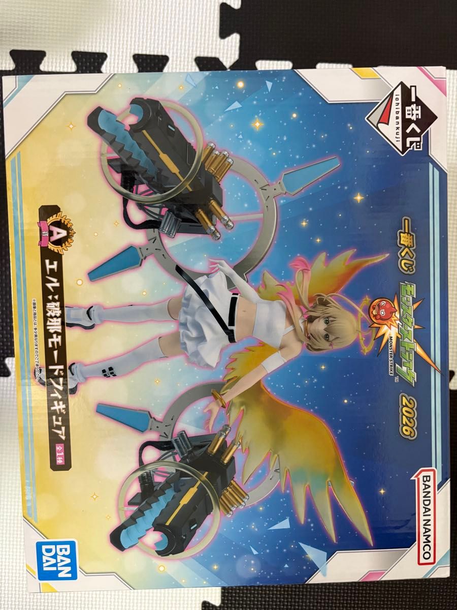 エル: 薙邪モードフィギュア ラストワンver. & C賞ビッグタオルおまけ付き 一番くじ モンスターストライク モンスト A賞 エル 破邪モード