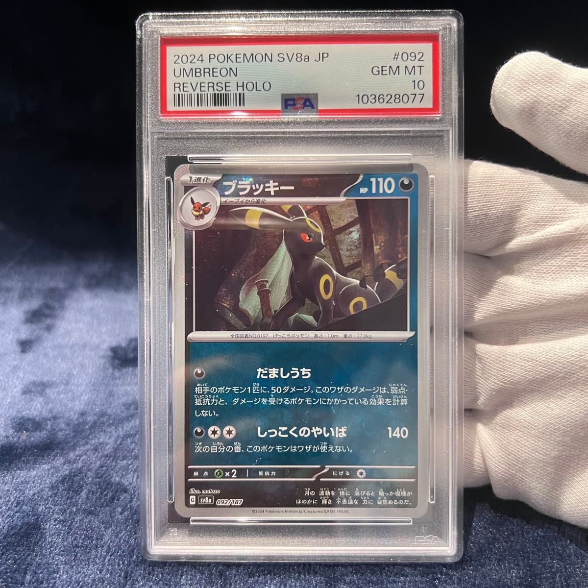 PSA10】ブラッキー マスボミラー SV8a 092/187 | Shop at JDirectItems
