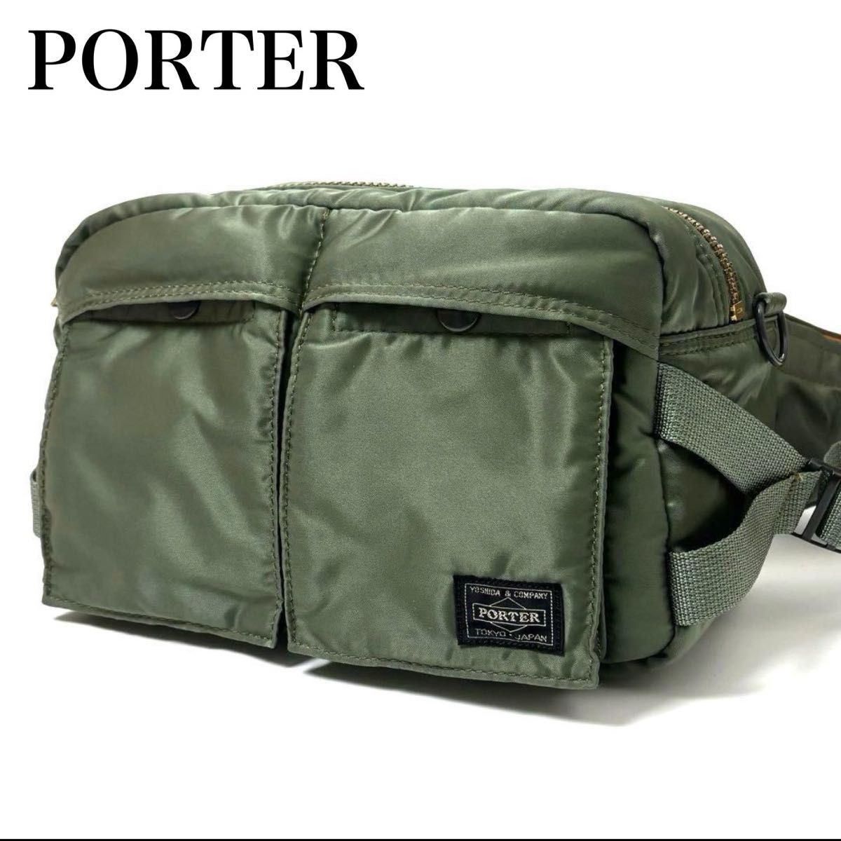 未使用に近い PORTER ポーター タンカー ショルダーバッグ 二層