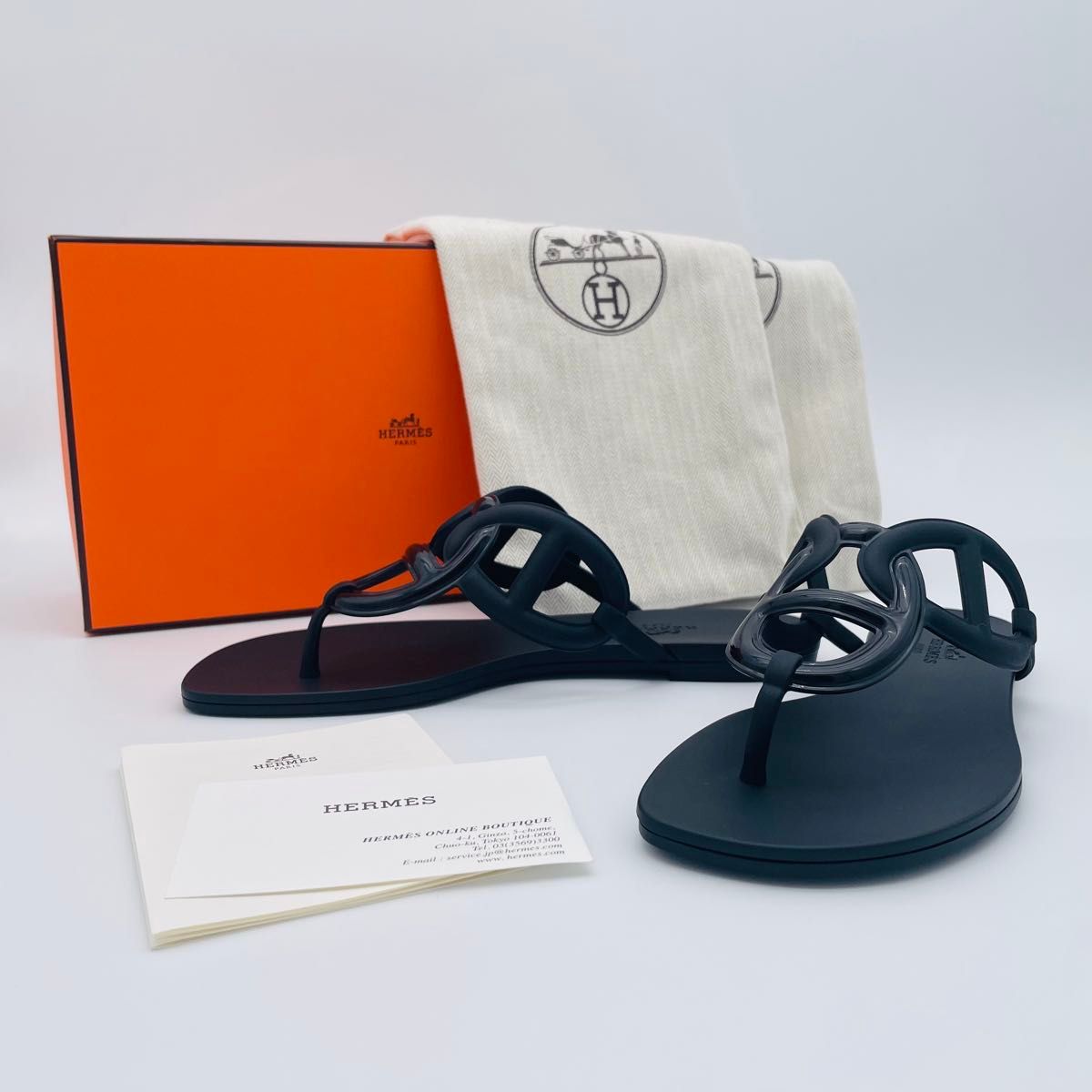 エルメス　スエード　H ラメ　グリッター　サンダル　37ハーフ　黒　✨ HERMES エルメス スエード H ラメ グリッター サンダル 37ハーフ 黒