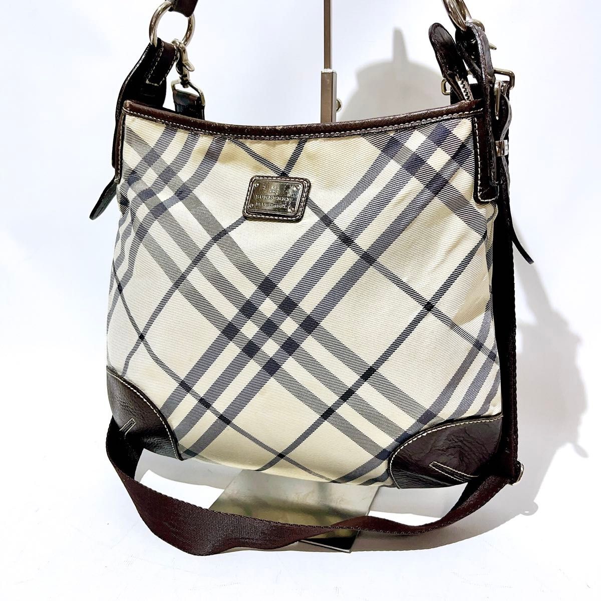 極美品 Burberry バーバリー ノバチェック ワンショルダーバッグ 希少