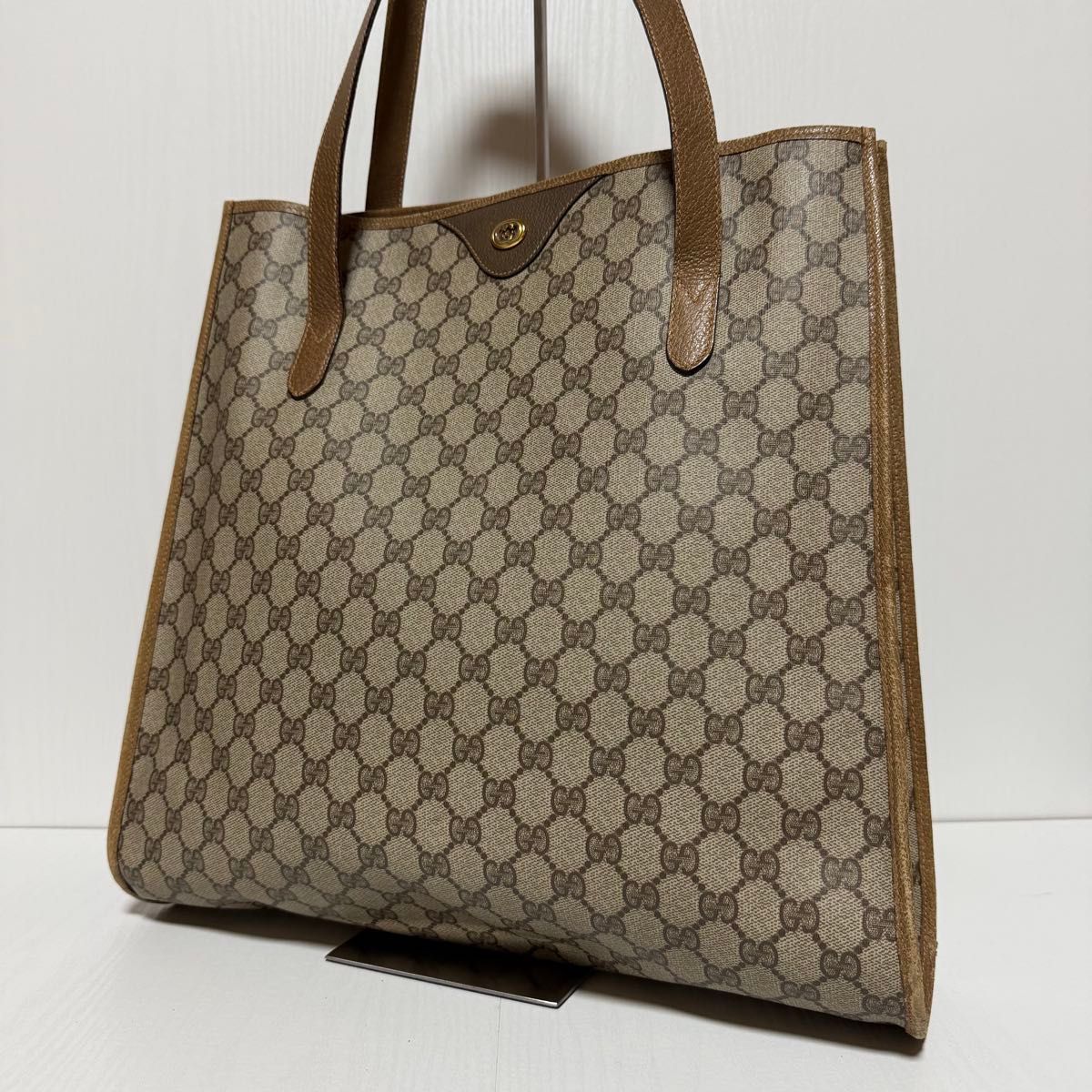 041 美品 GUCCI グッチ シェリーライン ハンドバッグ トートバッグ