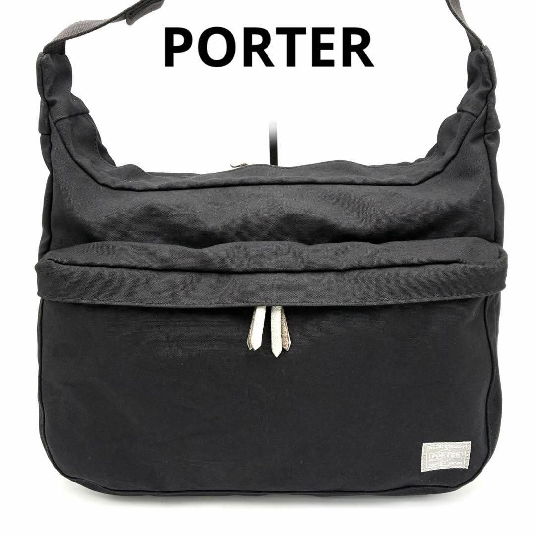 未使用に近い PORTER ポーター タンカー ショルダーバッグ 二層