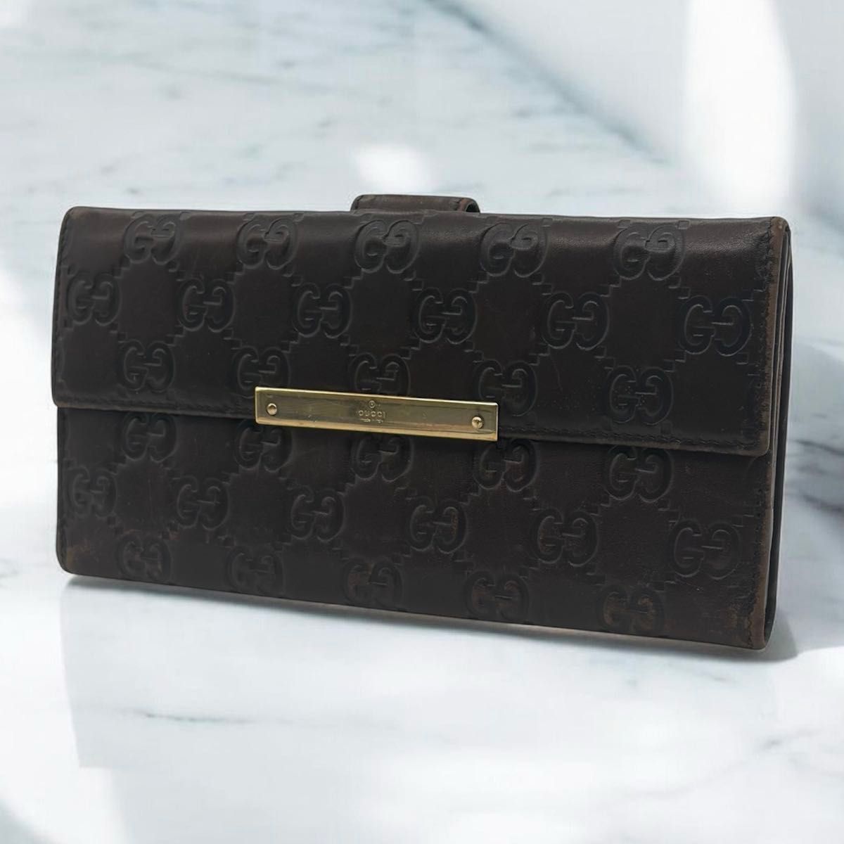 GUCCI】長財布 ブラウン 箱付き | Shop at JDirectItems Fleamarket 