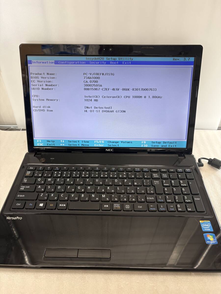 枠付き 新品 NEC VersaPro VF-N VJ20L/FW VJ20L/FW-N VJ20LF-N PC