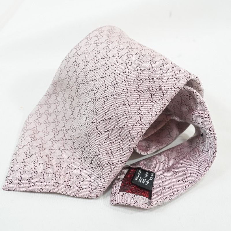 GUCCI ネクタイ ピンク GG柄 | Shop at JDirectItems Fleamarket from