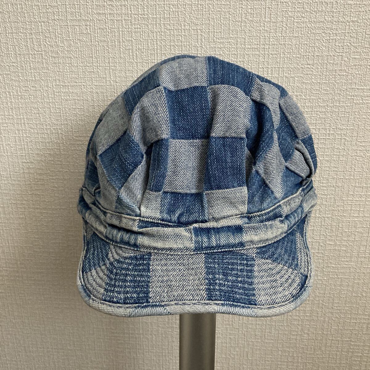 美品 試着のみ KAPITAL duffle ギンガムチェックリネンキャスケット Search Results for 
