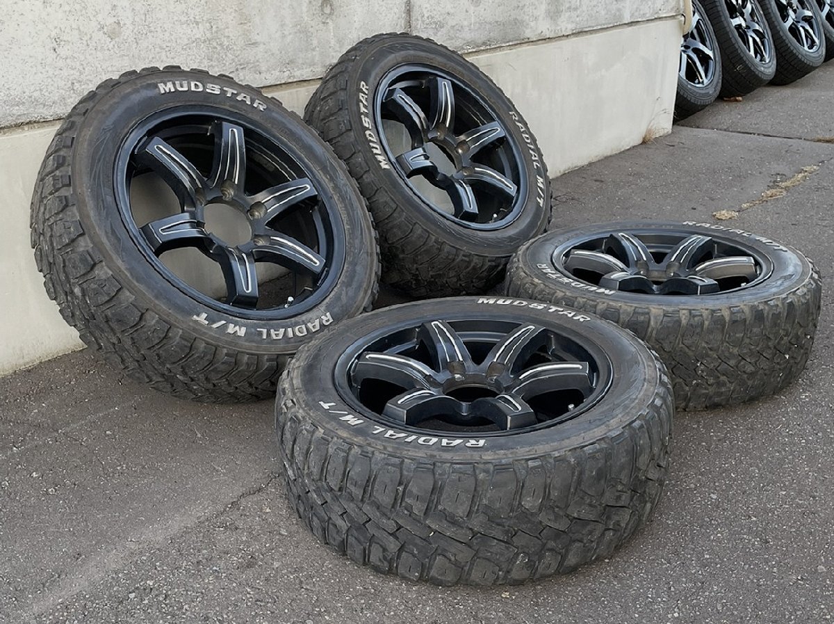 メガクルーザーの中古タイヤホイール 17.5インチ 8.25J 6H BRIDGESTONE