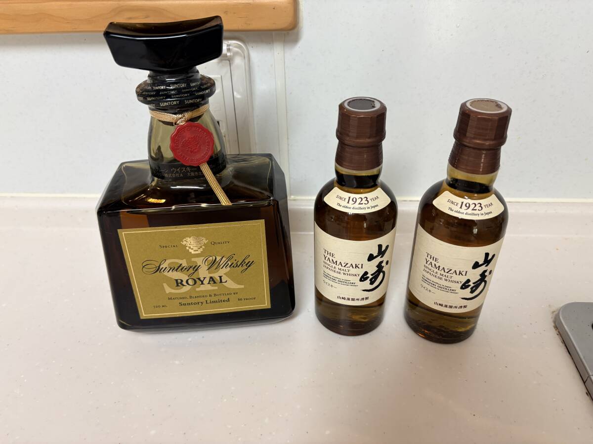 新品未開封】サントリー 山崎 NV 180ml ミニボトル 8本セット