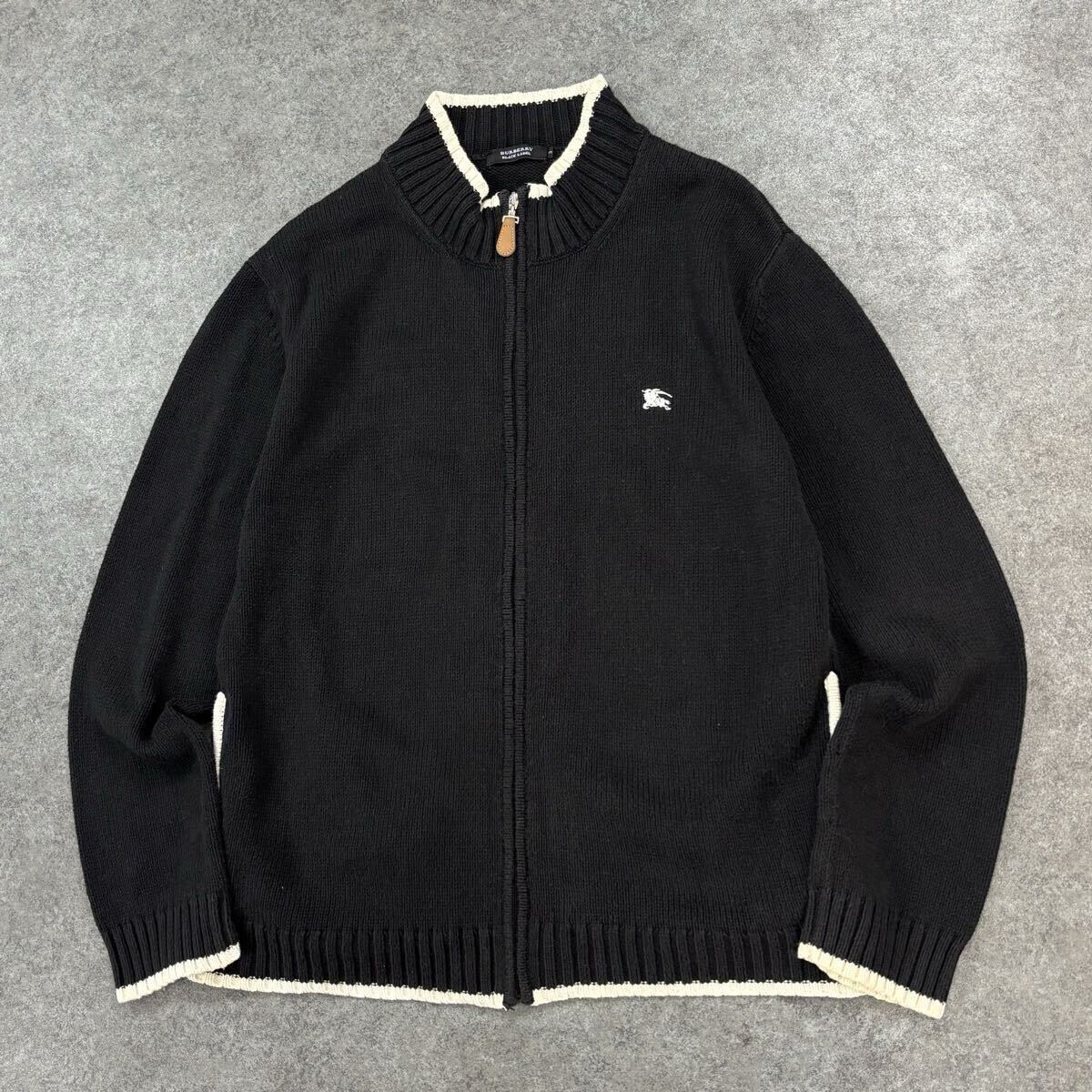 バーバリーブラックレーベル BURBERRY BLACK LABEL ジップアップ 