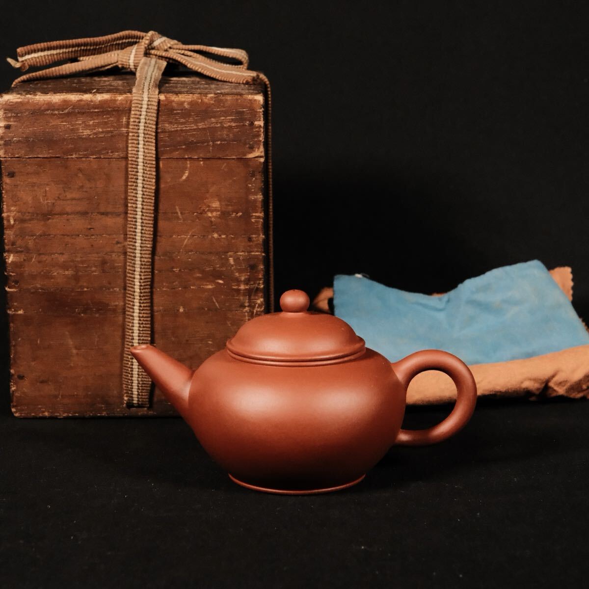 工芸品 中国美術 順〇 款 大振り 魚化龍壺 紫砂茶壺 紫泥 急須 紫砂