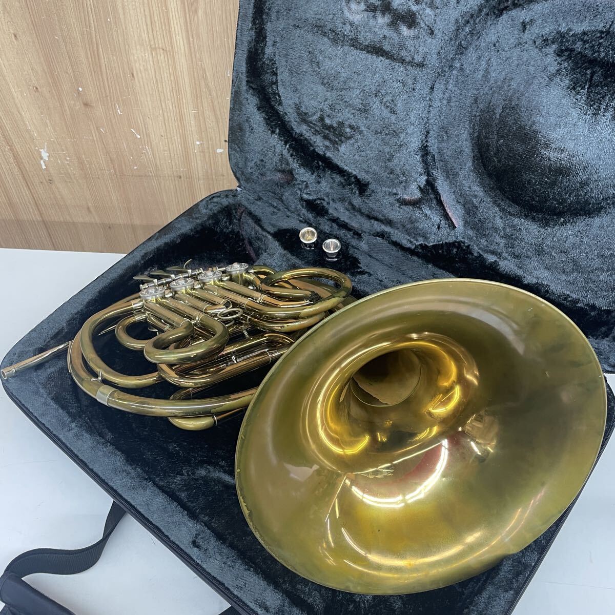 YAMAHAケース付 フレンチホルン YHR321風 4ロータリー 音出し確認済