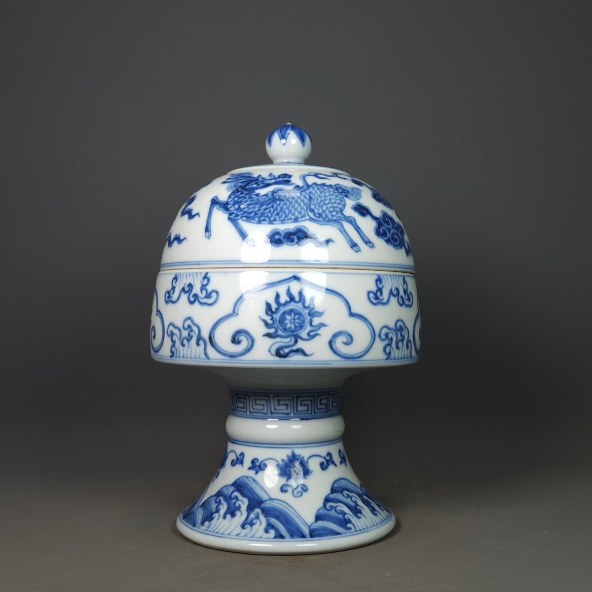染付 明時代 人物 唐物 青花 香炉 中国古美術唐物明時代染付青花人物紋香炉/【Buyee】