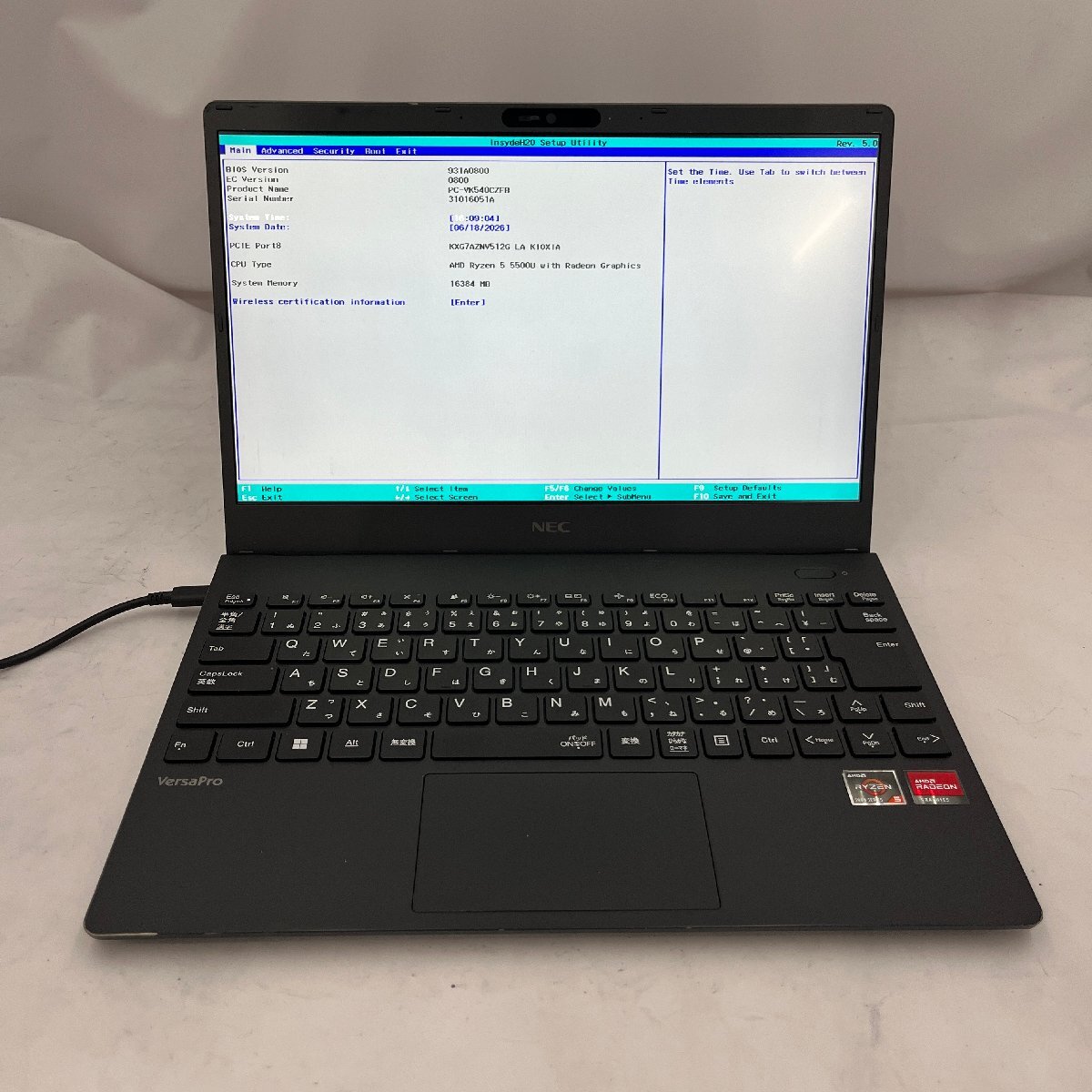 ノートパソコン ジャンク nec