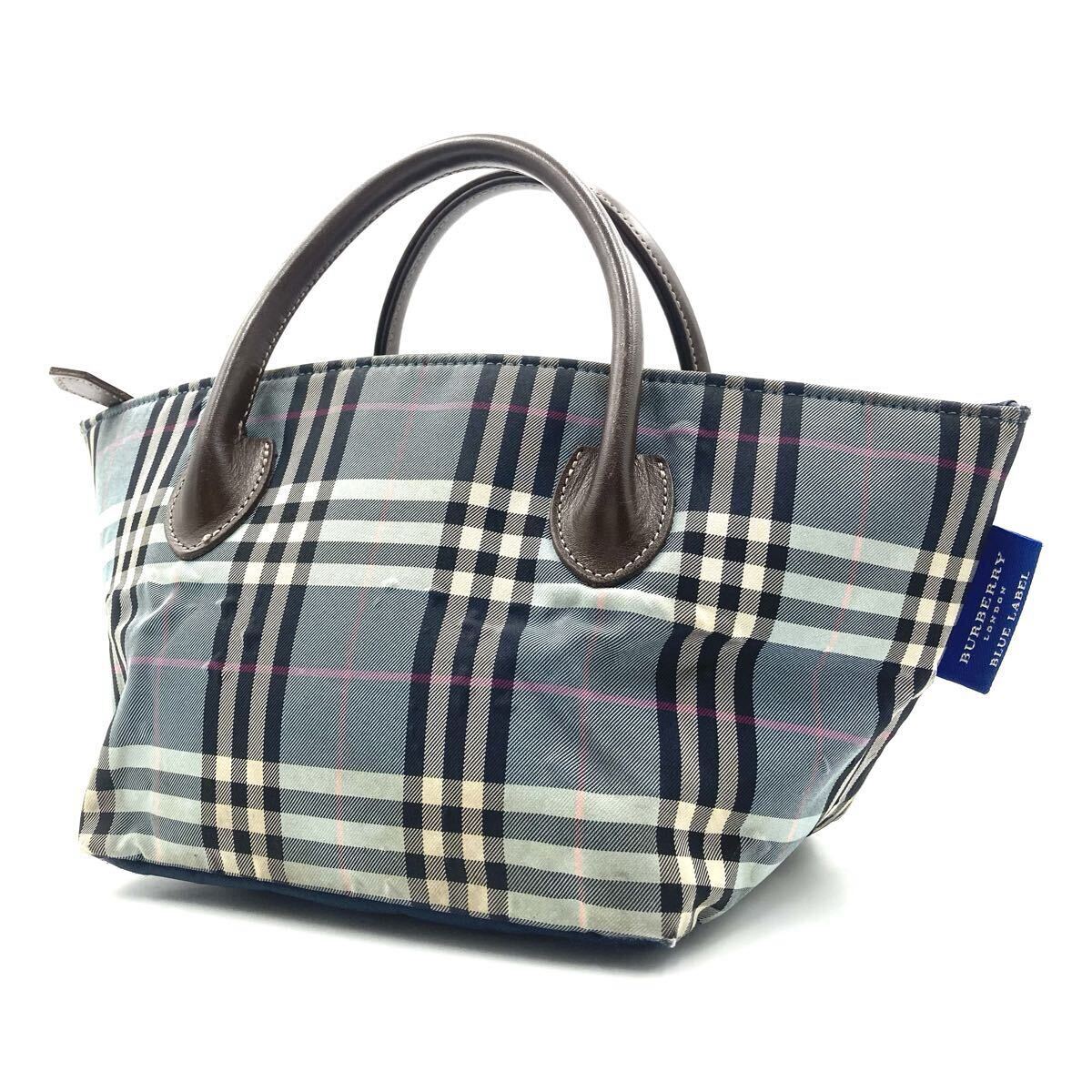 レディース BURBERRY ハンドバッグ 日本製 ノバチェック レザー
