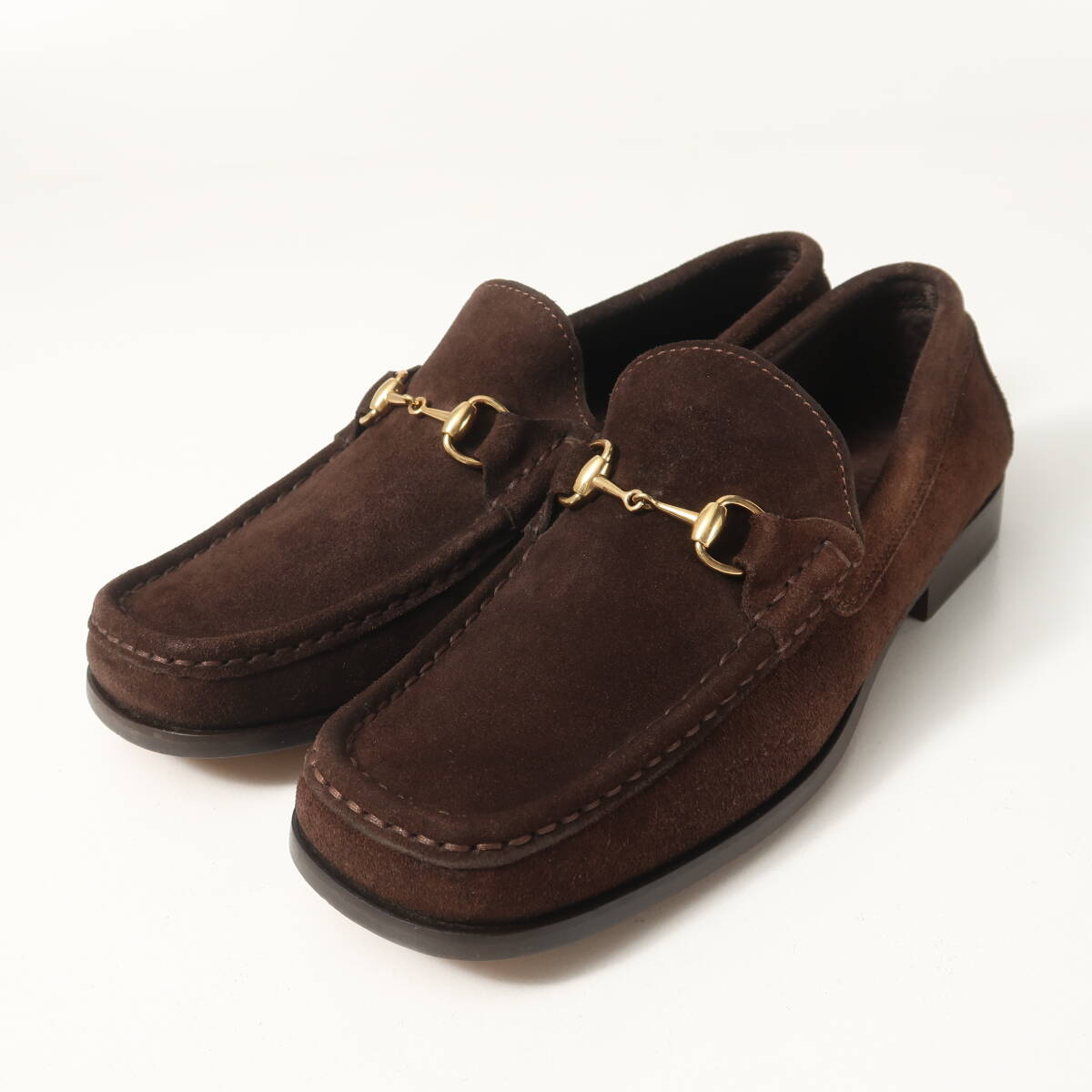 GUCCI グッチ ビットローファー（41）革靴 トムフォード期 茶 スクエア 
