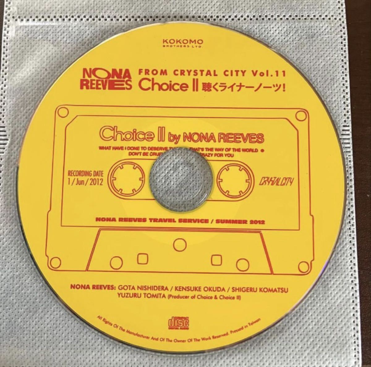 新品レア盤　NONA REEVES / CRYSTAL CITY EP　サイン付 nona reeves
