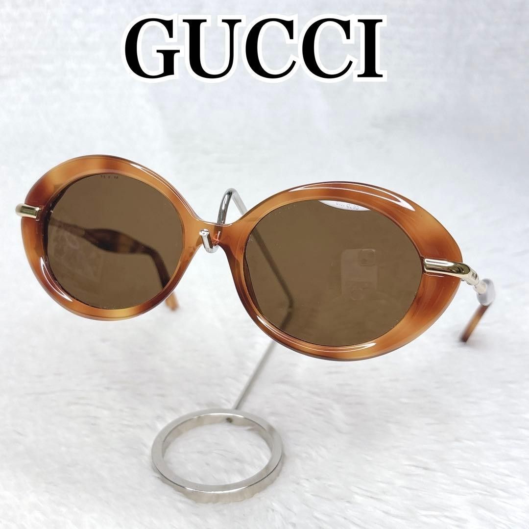 【良品】GUCCI グッチ　オーバル　サングラス　GGインターロッキング　Y2K GUCCI グッチ オーバル サングラス Y2K GGインターロッキング(38