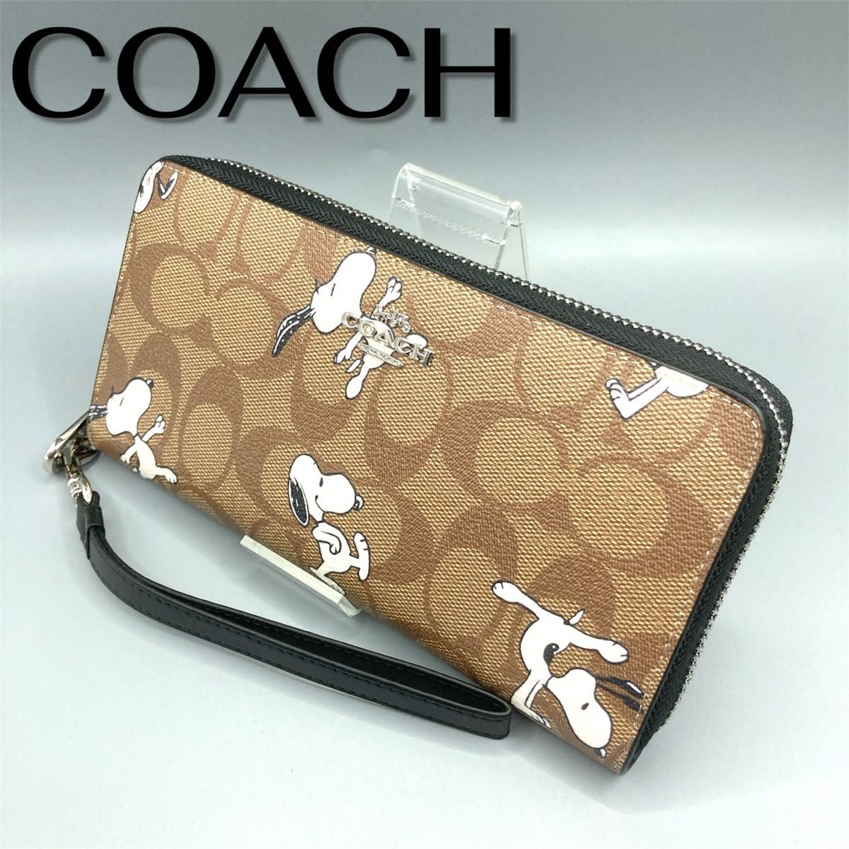✨新品未使用✨ COACH コーチ 長財布 シグネチャー ダークブラウン 新品 COACH長財布 コーチ レディース メンズ シグネチャー ダーク