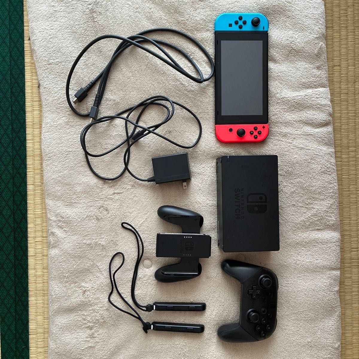 Nintendo Switch 本体 ジョイコン ブルー ネオンイエロー 不具合あり