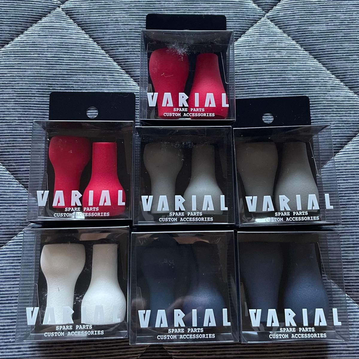 DRT VARIAL GRAY バリアル ファット スリムノブ 2個セット 新品未使用 DRT VARIAL GRAY グレー バリアル ファット スリムノブ 2個