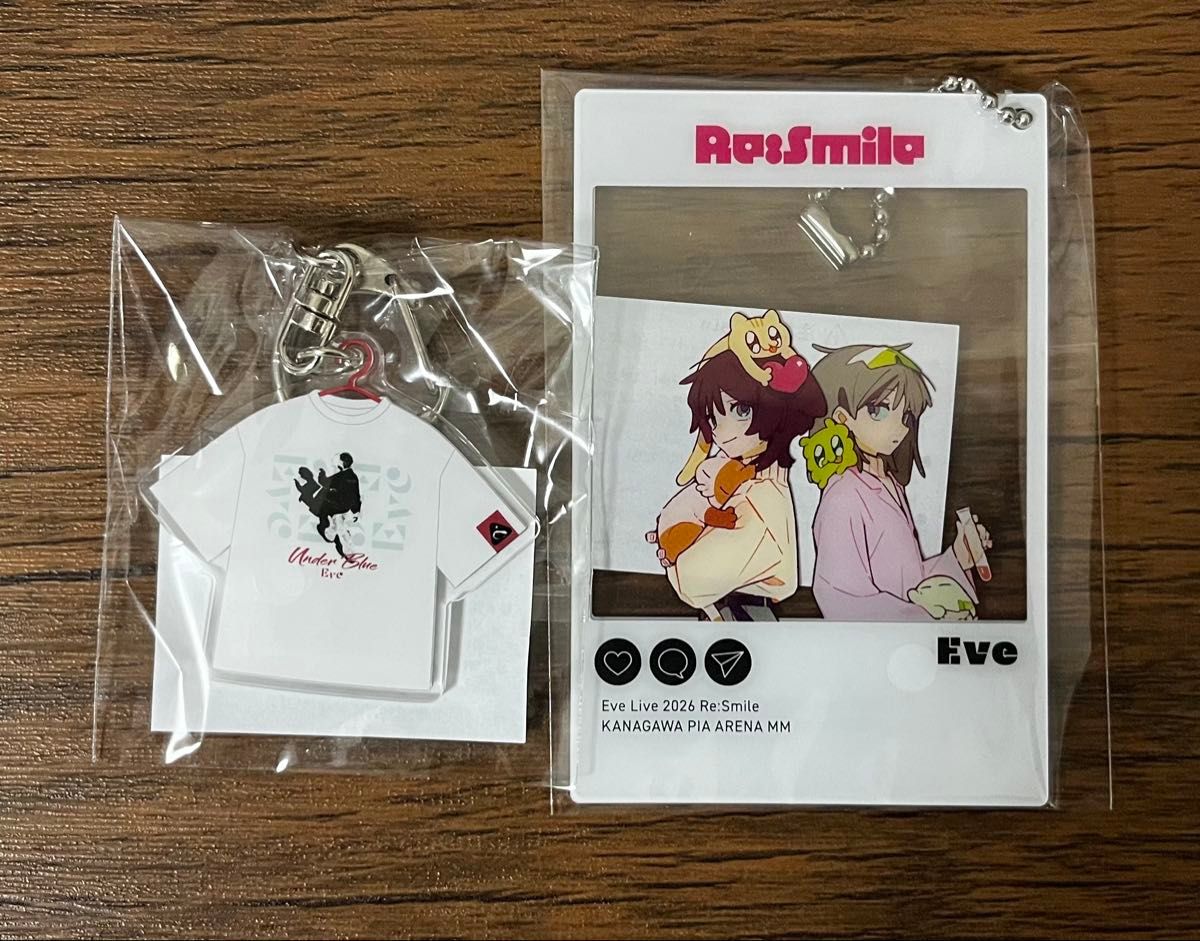 Eve Re:Smile くじ シール帳 リキッドキーリング ぼにぼに あ*ろ様 Eve