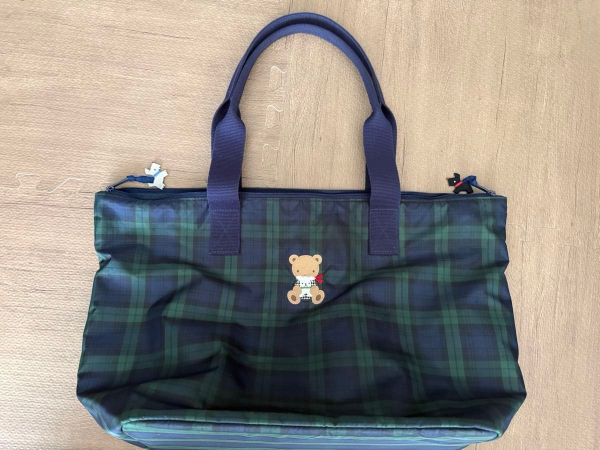 familiar ファミリア マザーズバッグ 赤チェック | Shop at