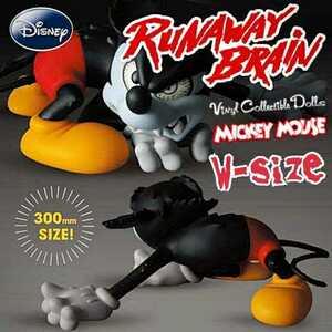 VCD Runaway Brain Mickey Mouse W-size ディズニー メディコムトイ フィギュア 狂乱 悪 ミッキー Numbern (n)ine WDCC Haunted mansion 