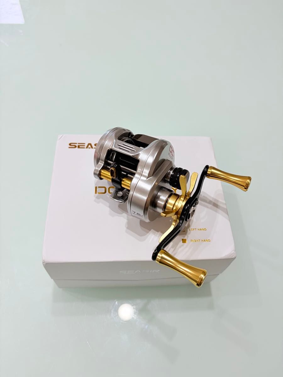ラス1 SEASIR DC 合金製 オールメタル ラウンドベイトリール 右